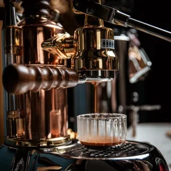 Retro Manuell Espressomaskin, Esperto Edotto, Roséguld - La Pavoni