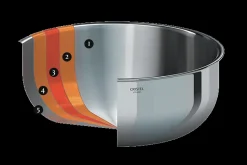Rostfri Stekpanna 28 cm + 24 cm, CastelPro - Cristel