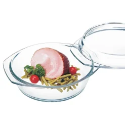 Rund Ugnsform i glas med lock, 20 cm - Simax