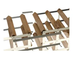 Sammanfogningskit till påbyggnadsbara vinställ - Traditional Wine Racks Co