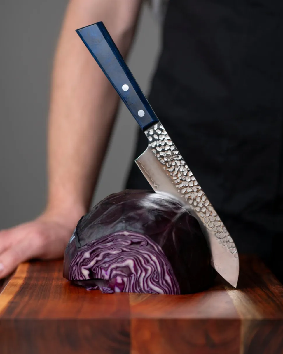 Santoku, 16,5 cm, Blue Breeze - Yaxell