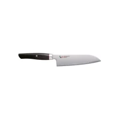 Santoku, 18 cm, Revolution Svart - Mcusta/Zanmai