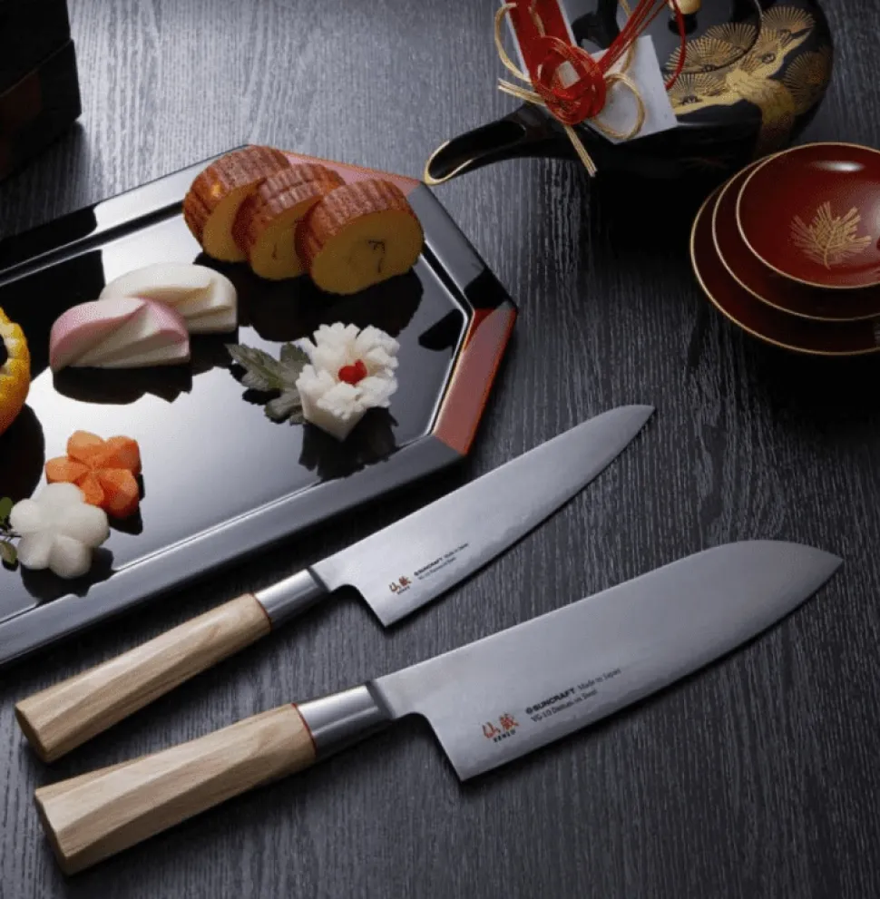 Santoku 14,3 cm, Swirl - Suncraft
