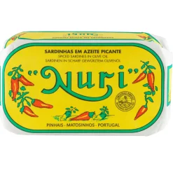 Sardiner i olivolja, kryddade, 125g - Nuri