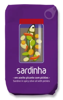 Sardiner i Olivolja, Pickles, 120 g - Sardinha