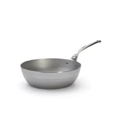 Sauteuse i kolstål med handtag i rostfritt stål, 28cm, Mineral B Pro - De Buyer