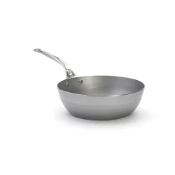 Sauteuse i kolstål med handtag i rostfritt stål, 28cm, Mineral B Pro - De Buyer