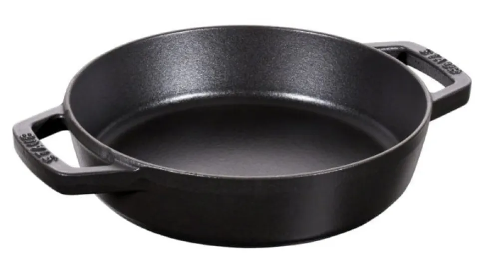 Sautépanna med två handtag, svart - Staub