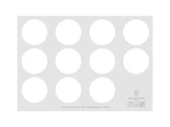 Schablonark med stämpel, Ribble Disc Pressing Set - Moldbrothers