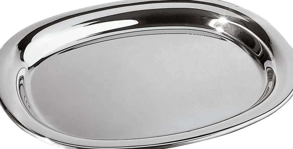 Serveringsfat/bricka i Rostfritt Stål, 36x29 cm - Alessi
