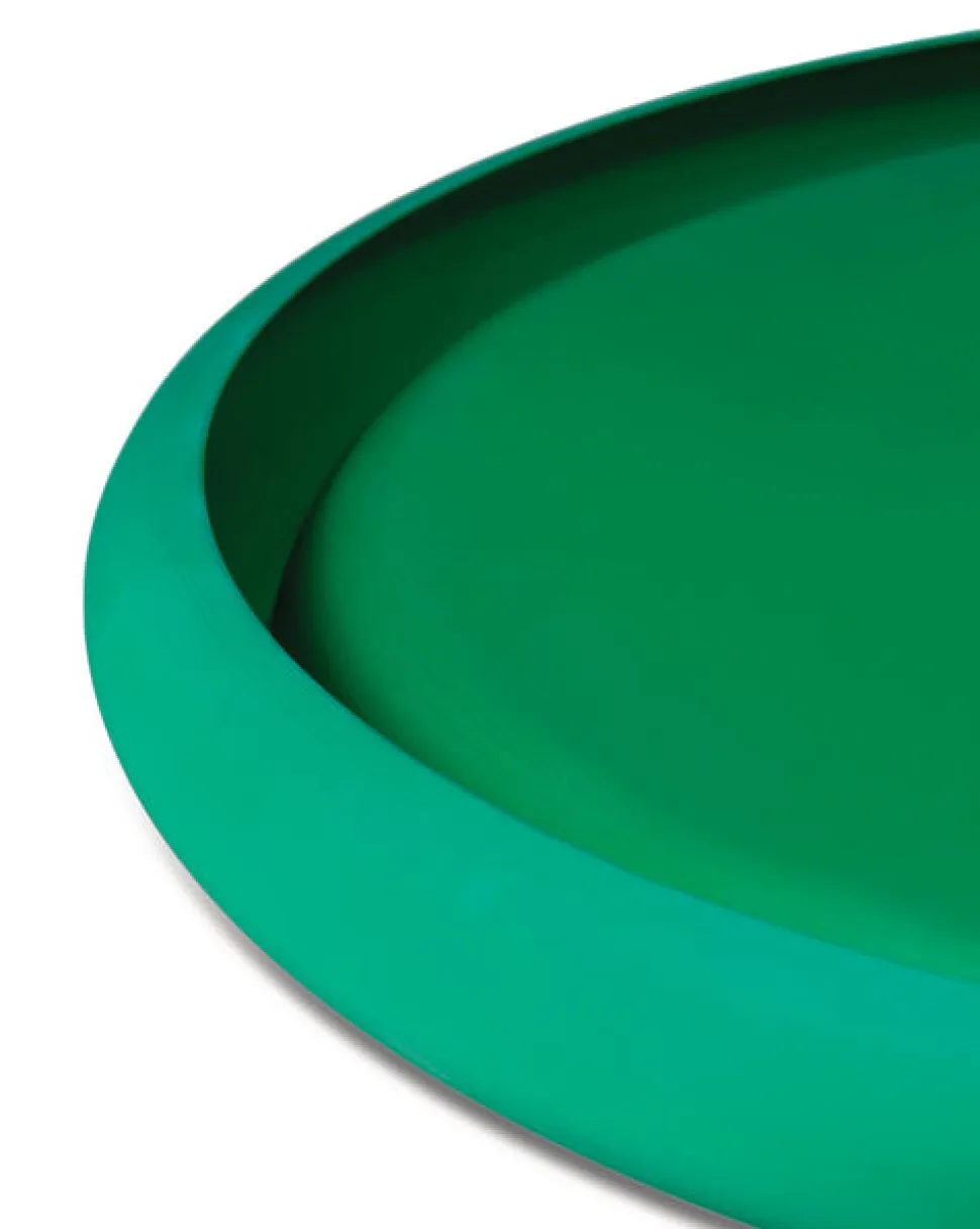 Serveringsfat i anodiserad aluminium, Discolo - Alessi - Blå