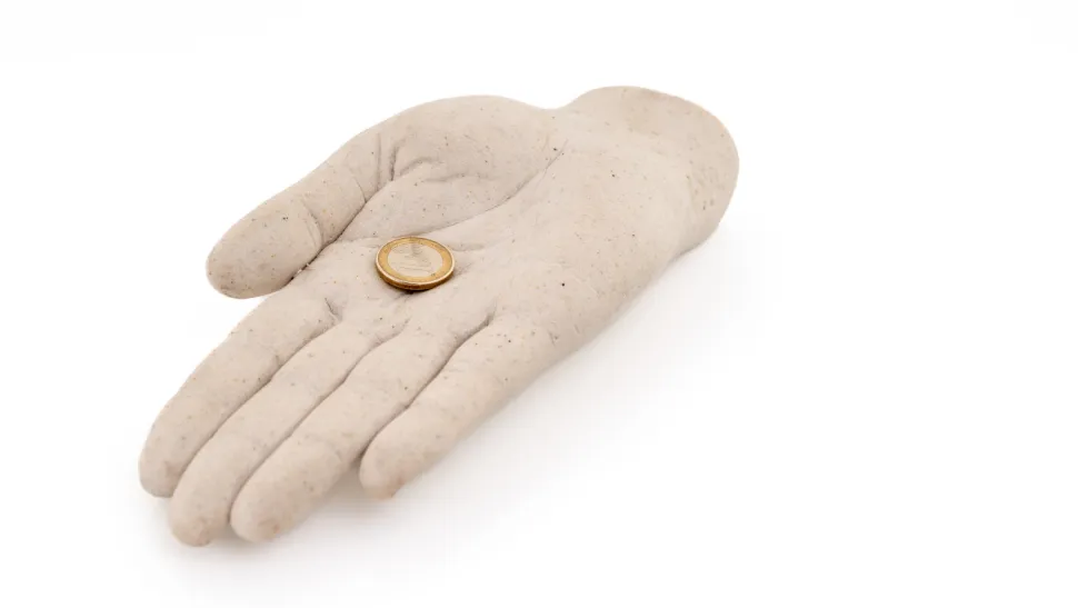 Serveringsfat i marmorimitation, hand - 100% Chef