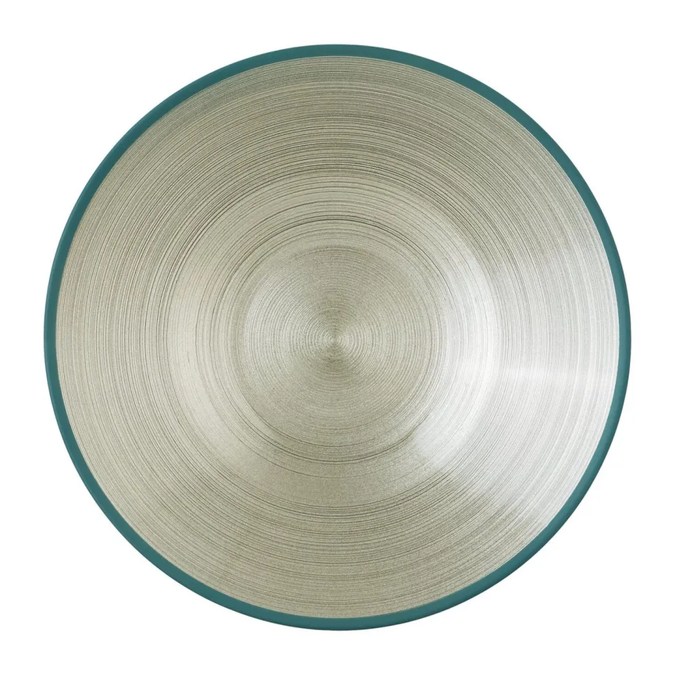 Serveringsfat i munblåst glas, 31 cm, Grönt - Rosenthal