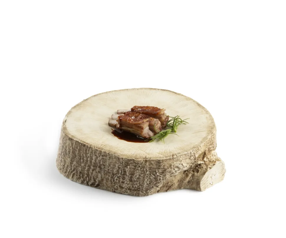 Serveringsfat i porslin, Trädstam - 100% Chef