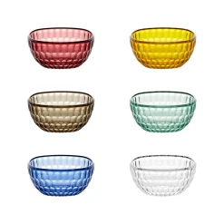 Serveringsskålar i plast, 12 cm, Vanity, 6-pack - Guzzini