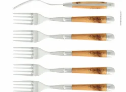 Sex gafflar, Handtag av En, blank, Tradition - Forge de Laguiole