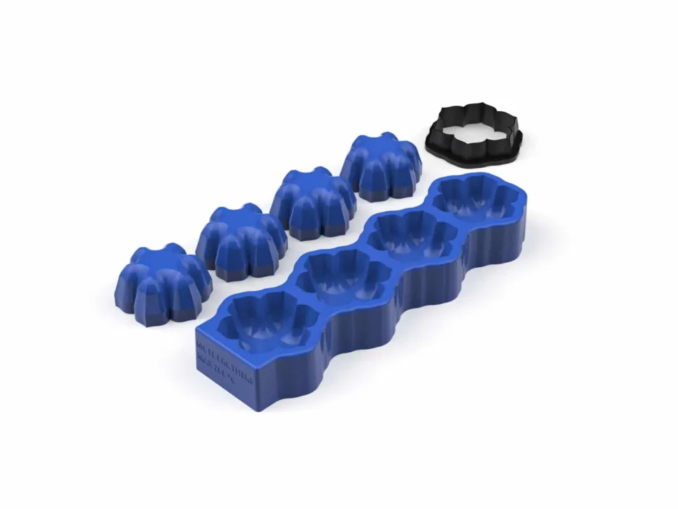 Silikonform, Flora Tartelette Mold - Moldbrothers