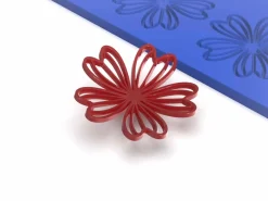 Silikonform, Flower Tuille - Mallow - Moldbrothers