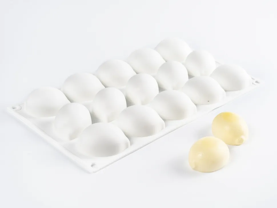 Silikonform för dekor, Citron - 100% Chef