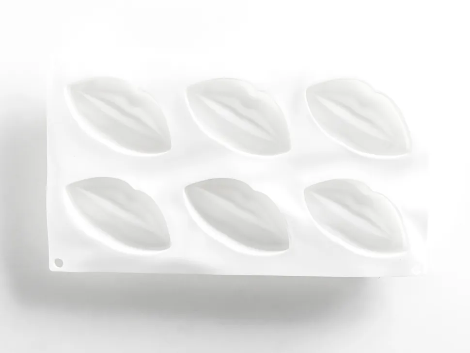 Silikonform för dekor, Läppar - 100% Chef