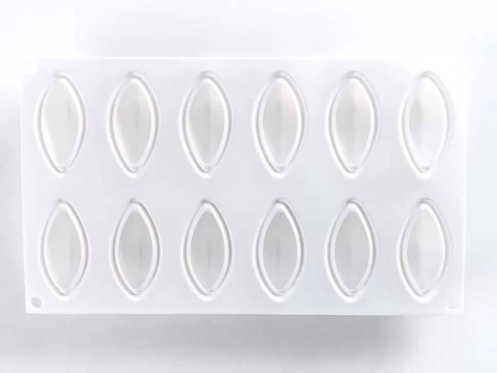 Silikonform för dekor, Quenelle - 100% Chef