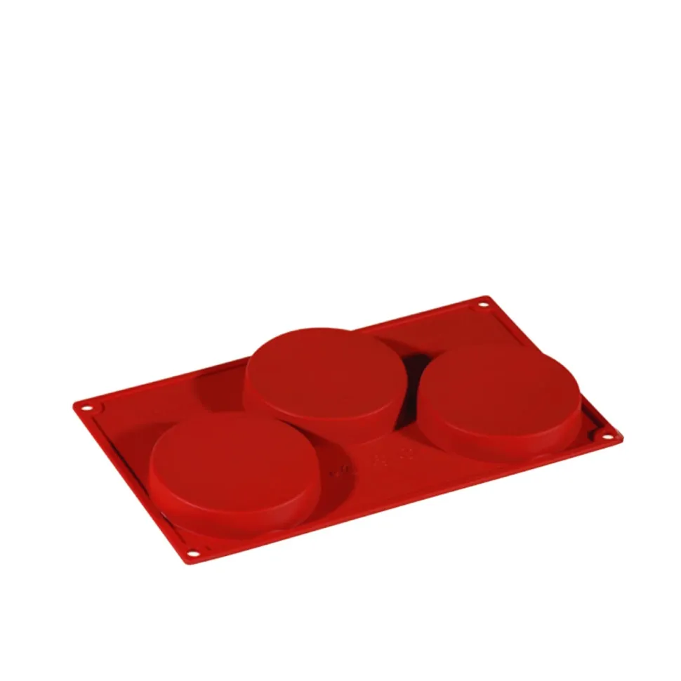 Silikonform FR023, stor låg cylinder 3st - Pavoni