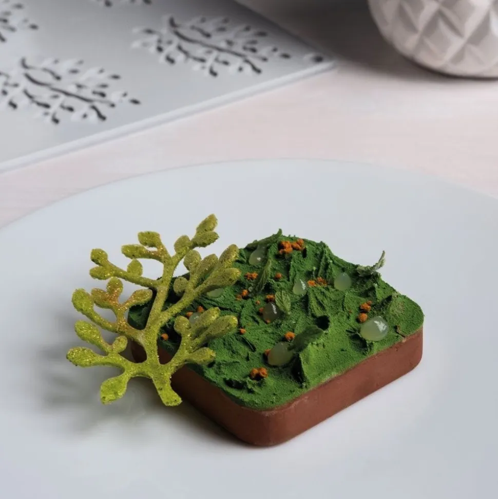 Silikonform för tuile GG030, Bonsai, Gourmand - Pavoni