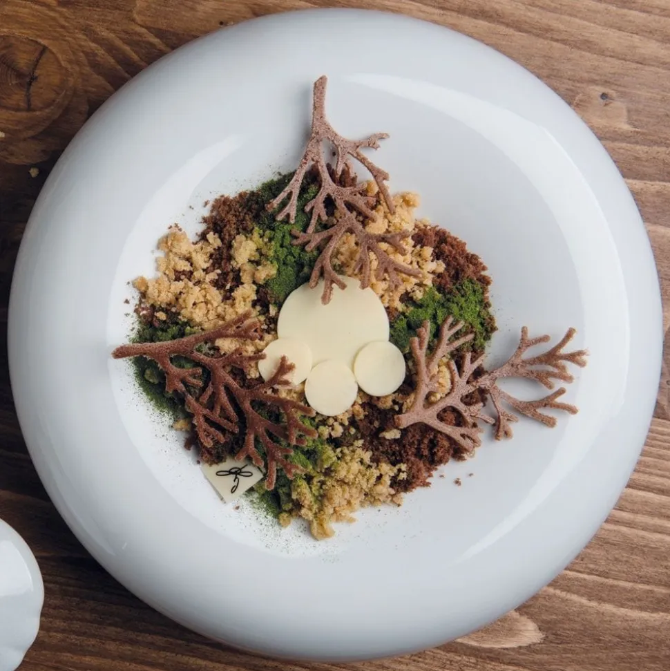 Silikonform för tuile GG031, Träd, Gourmand - Pavoni