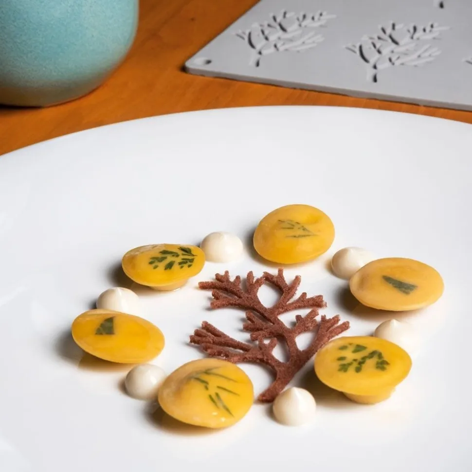 Silikonform för tuile GG031, Träd, Gourmand - Pavoni