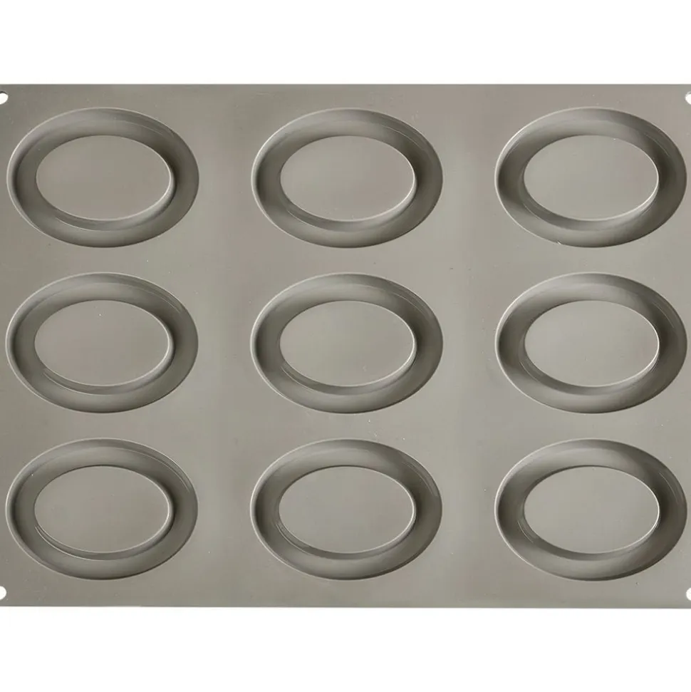 Silikonform GG007, Oval, Gourmand 40x30cm - Pavoni