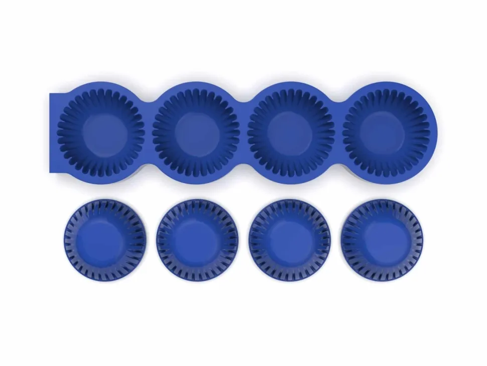 Silikonform, Ribble Tartelette Mold Small - Moldbrothers