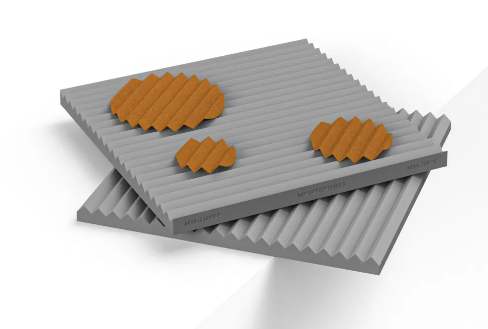 Silikonform, Tooth Mille-Feuille Mold - Moldbrothers