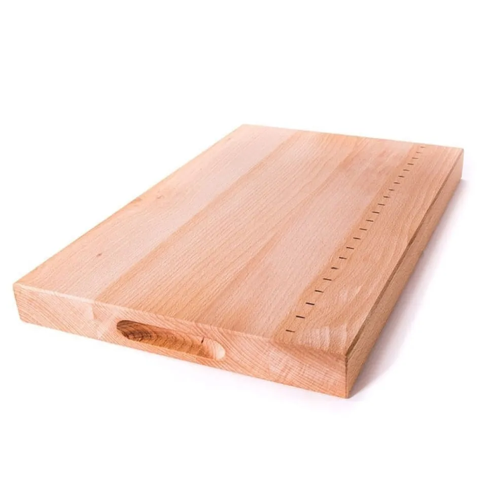 Skärbräda med handtag och mått, bok, 45x30x4 cm - AT-Line