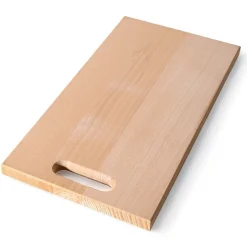 Skärbräda med handtag och ränna, oljad bok, 45x24x2,1 cm - AT-Line