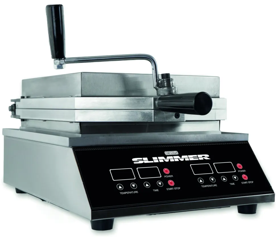 Slimmer, Mekanisk grillpress - 100% Chef