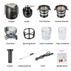 Slow juicer E50ST, Pure Press - Hurom - White