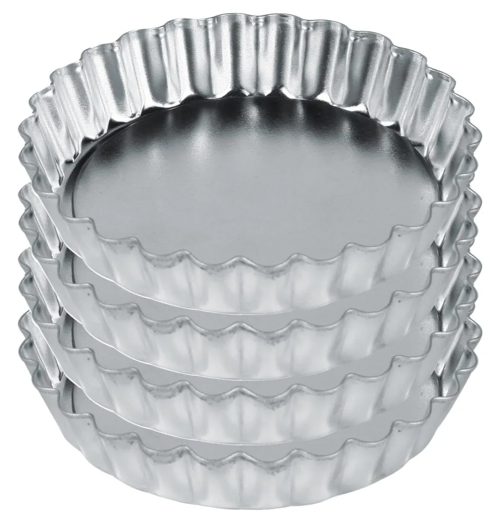 Små pajformar 10 cm, 4-pack - Exxent