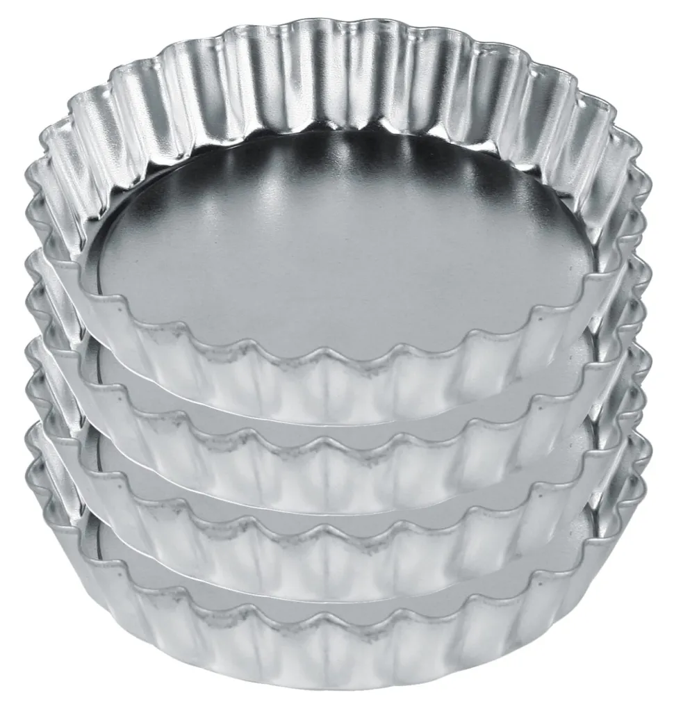 Små pajformar 10 cm, 4-pack - Exxent