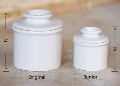 Smörklocka junior, Petit Butter Bell Crock, vit