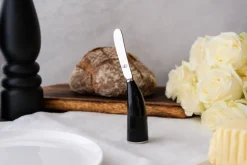 Smörkniv med handtag i Mörkt Horn, Lou Bure - Forge de Laguiole