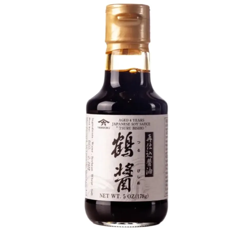 Soja, Tsuru Bishio Saishikomi Shoyu 4 år, 145 ml - Yamaroku
