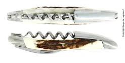 Sommelierkniv av Hjorthorn, blank, Tradition - Forge de Laguiole