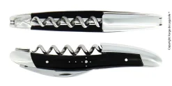 Sommelierkniv av Mörkt Horn, blank, Tradition - Forge de Laguiole