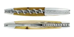 Sommelierkniv av Pistage, damaskerad m dekor, Collection - Forge de Laguiole
