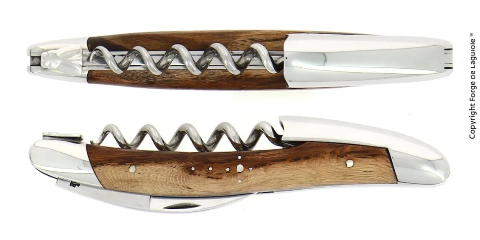 Sommelierkniv av Trä från Vinrankor, blank, Tradition - Forge de Laguiole