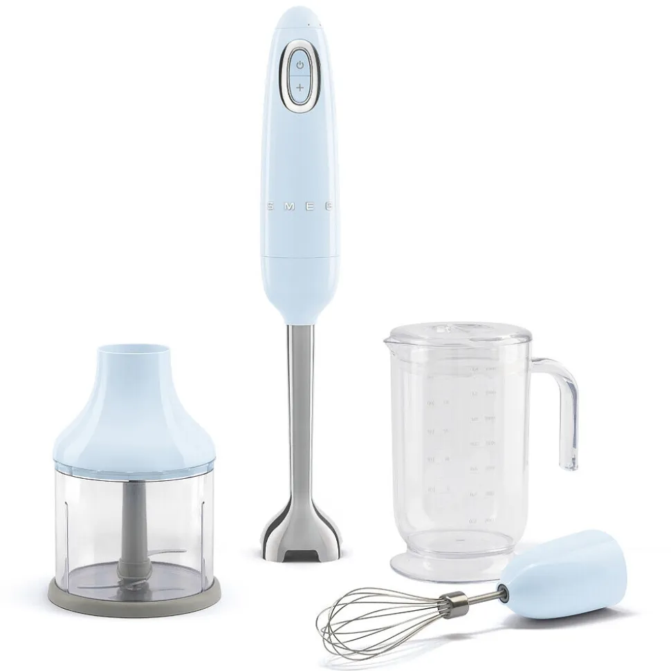 Stavmixer med tillbehörskit, Pastellblå - Smeg