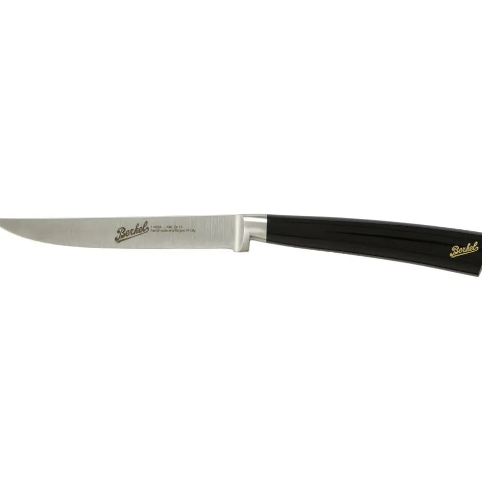 Stekkniv, 11 cm, Elegance Glossy Svart - Berkel
