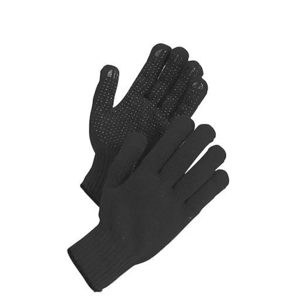Stickad handske med nonslip-grepp, 1 par - Worksafe