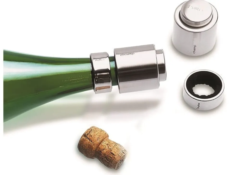 Stoppkork och droppring för champagne - Pulltex