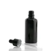 Svart droppflaska med pipett i glas, 50 ml - 100% Chef